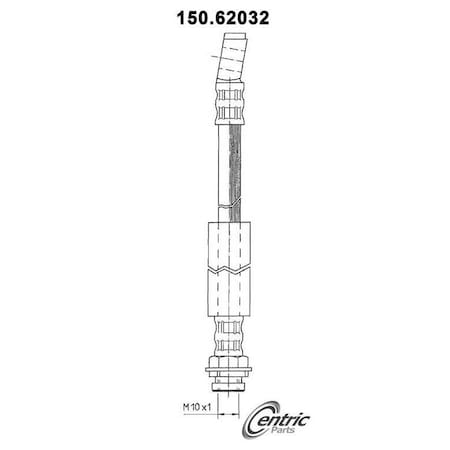 Centric Parts Brake Hose, 150.62032 150.62032